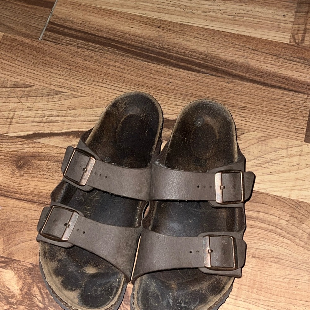 birkenstock arizona size 34 narrow in mocha